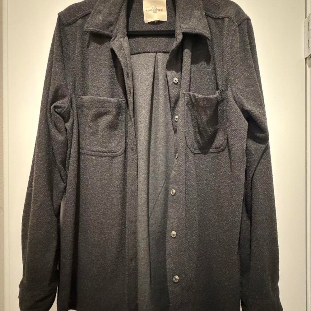 Casa Clara Women's Grey and Black Blouse